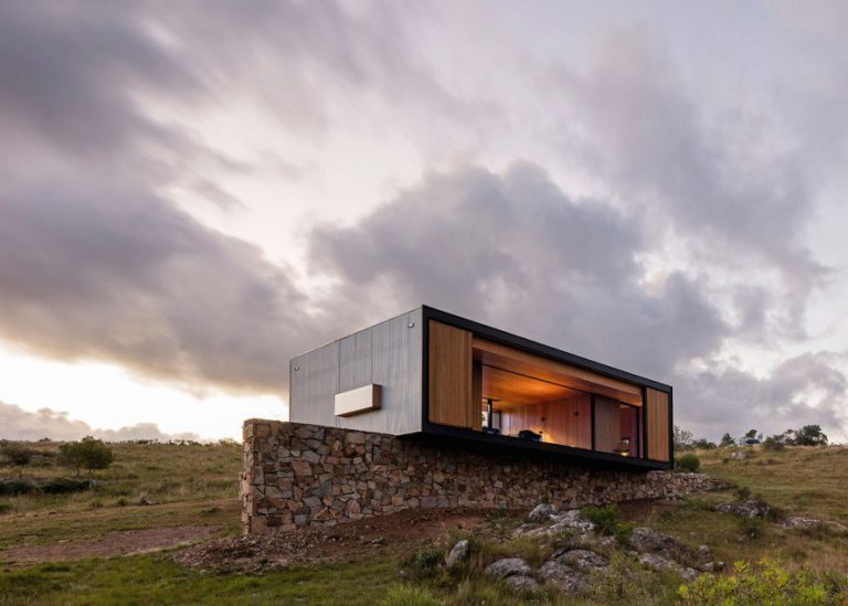 Prefab house can be installed and disassembled with minimal environmental harm